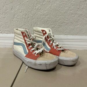 Vans Twill Pastel High-Top Sneakers